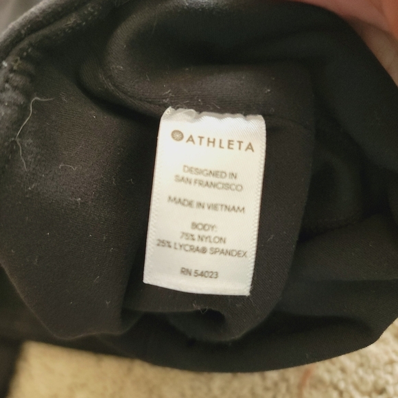 Athleta Black High-Waisted Leggings M - Picture 9 of 10